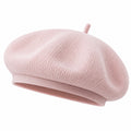 Basco taglia unica in tessuto a coste rosa - stile casual