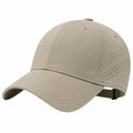 Cappellino da baseball taglia unica in tessuto beige traspirante regolabile