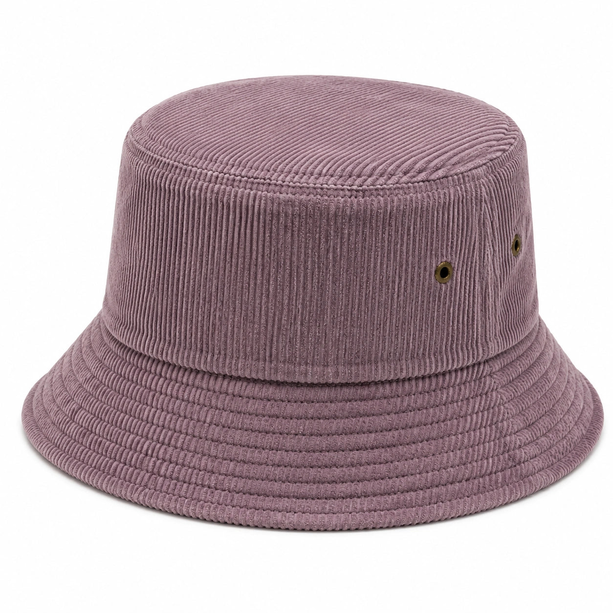 Cappello pescatore taglia unica in tessuto a coste malva - stile casual