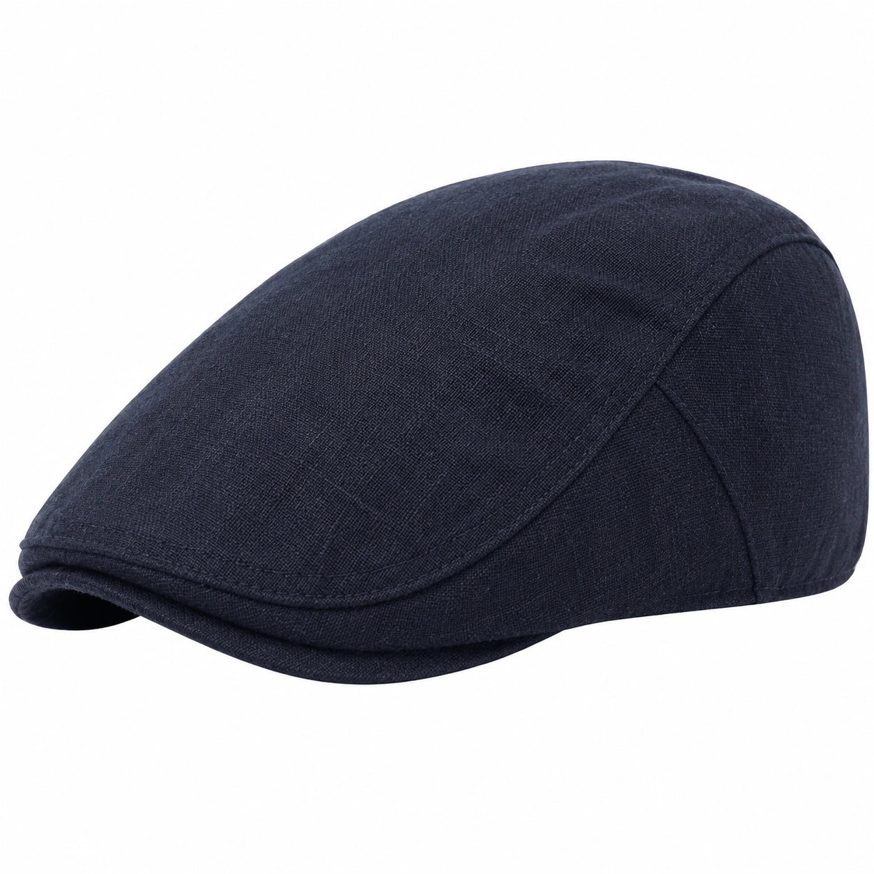 Coppola taglia unica in tessuto blu navy stile classico